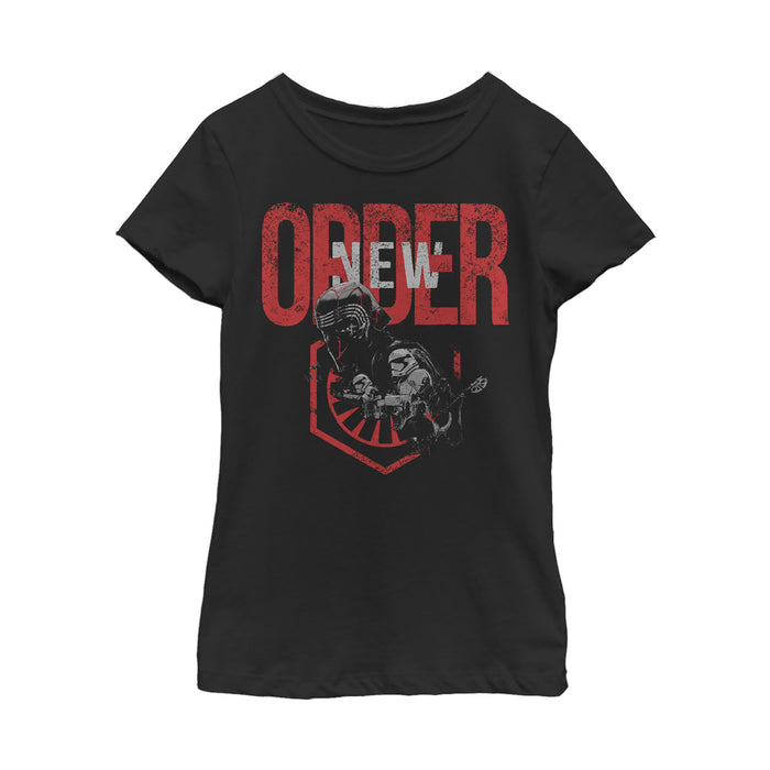 fifth sun Girl's Star Wars: The Rise of Skywalker New Order T-Shirt