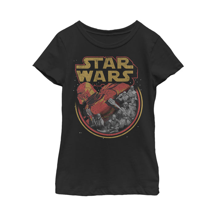 fifth sun Girl's Star Wars: The Rise of Skywalker Retro Knights of Ren T-Shirt