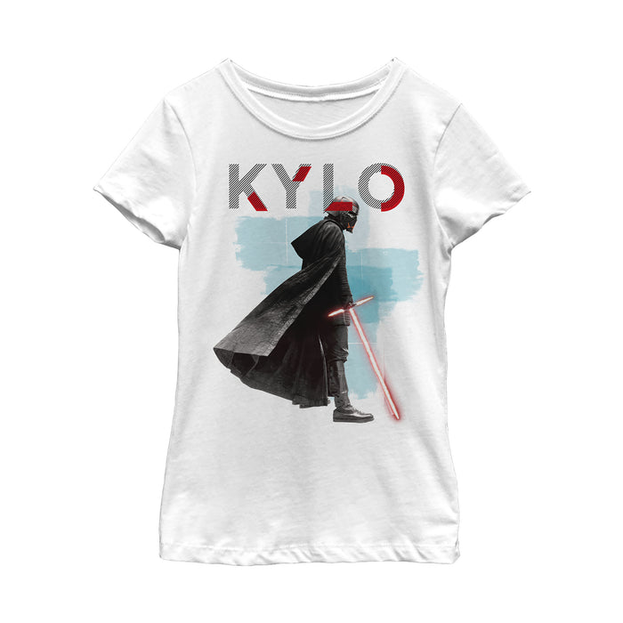 fifth sun Girl's Star Wars: The Rise of Skywalker Sinister Kylo T-Shirt