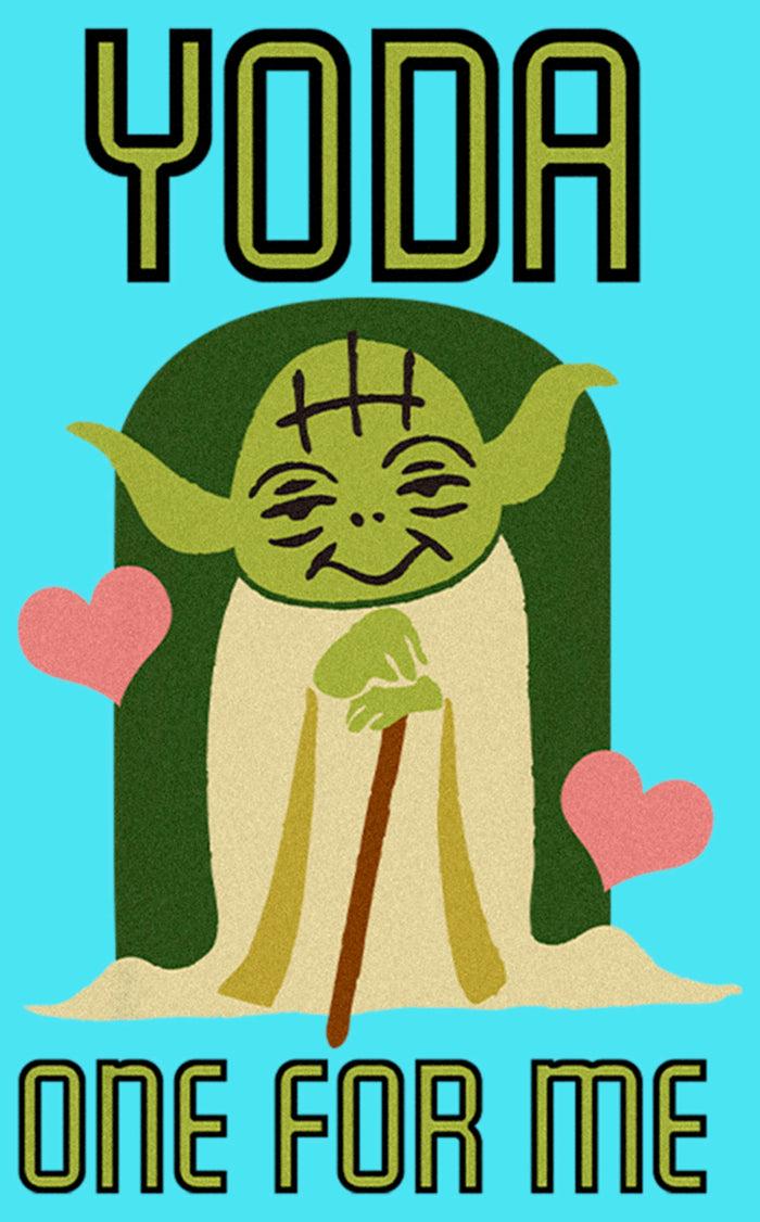 Fifth Sun Girl's Star Wars Valentine's Day Cute Yoda One For Me T-Shirt