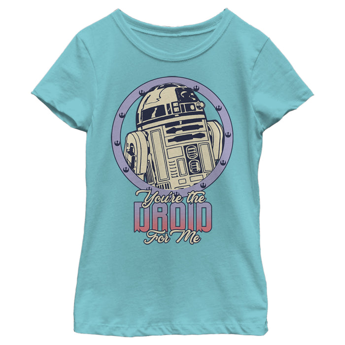 fifth sun Girl's Star Wars Valentine's Day Droid for Me T-Shirt