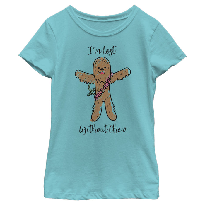 fifth sun Girl's Star Wars Valentine's Day Lost Without Chew T-Shirt