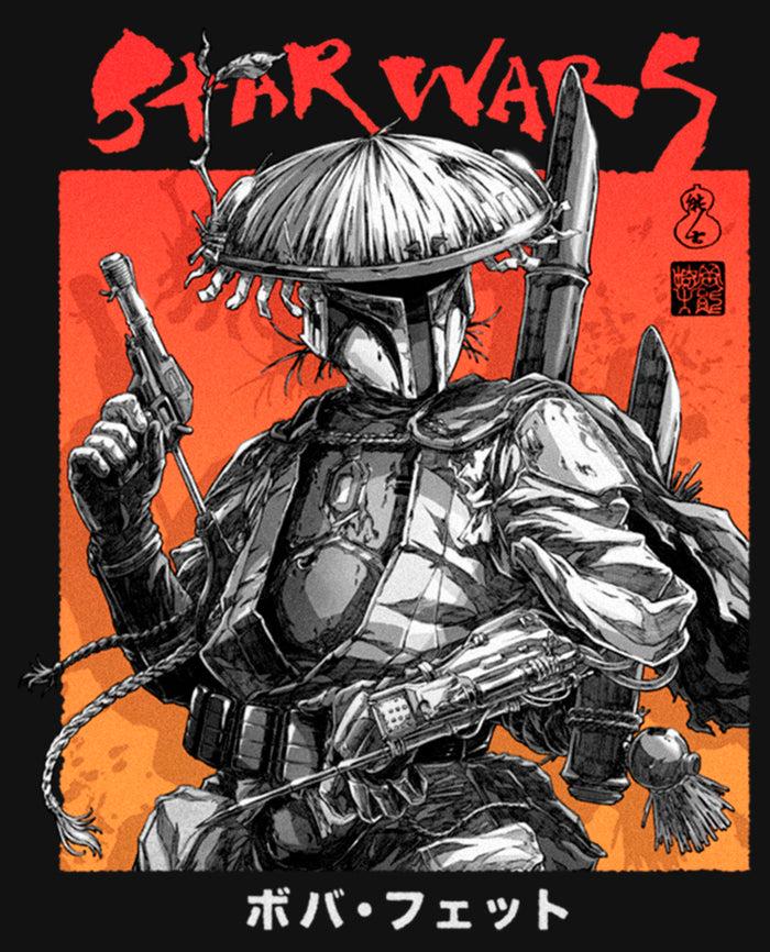 Fifth Sun Girl's Star Wars: Visions Anime Boba Fett T-Shirt