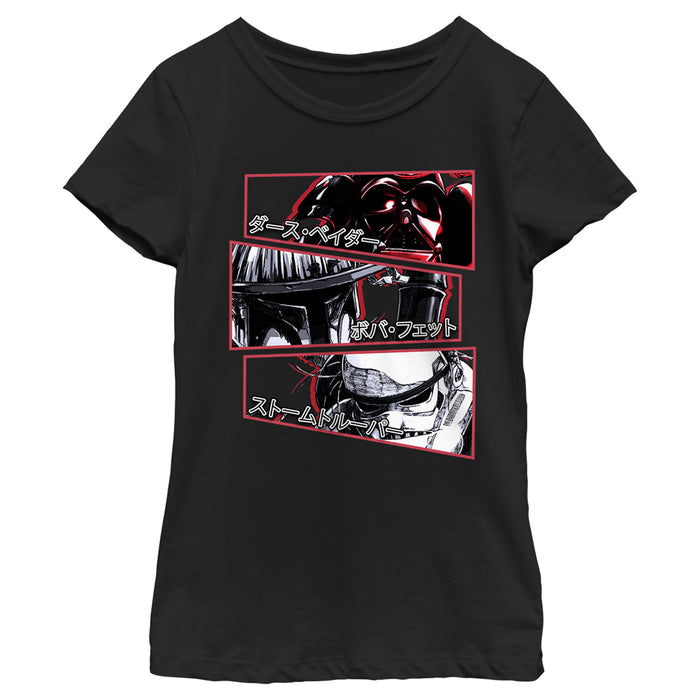 fifth sun Girl's Star Wars: Visions Anime Panels T-Shirt