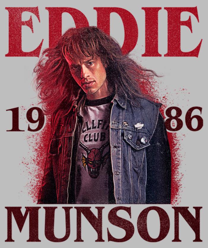 Fifth Sun Girl's Stranger Things 1986 Eddie Munson T-Shirt