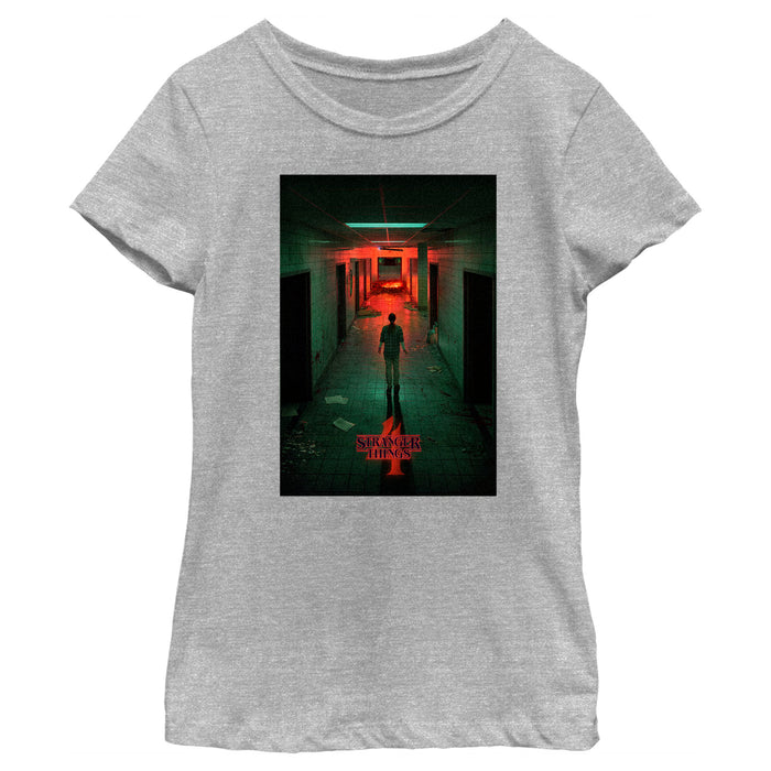 Fifth Sun Girl's Stranger Things Four Friends Rift Apocalypse Poster T-Shirt