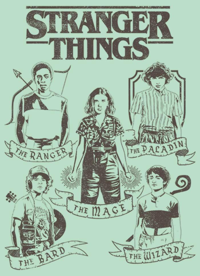 Fifth Sun Girl's Stranger Things Group Shot Classes T-Shirt