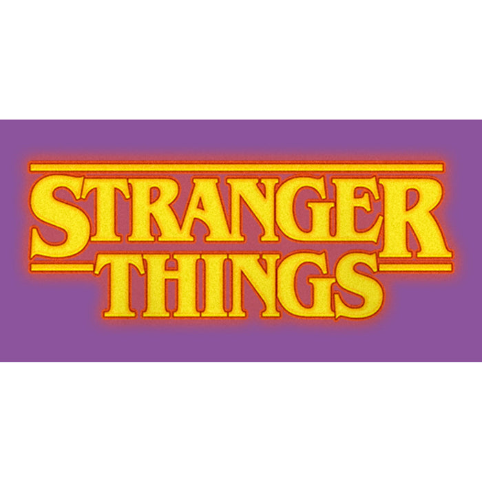 Fifth Sun Girl's Stranger Things Orange Logo T-Shirt