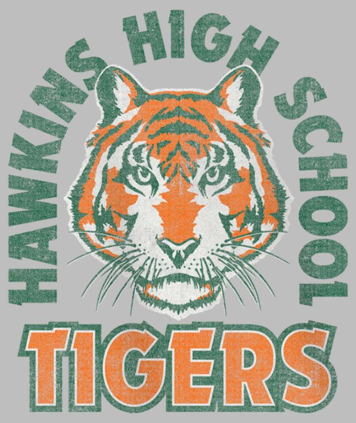 Fifth Sun Girl's Stranger Things Retro Hawkins High School Tigers T-Shirt