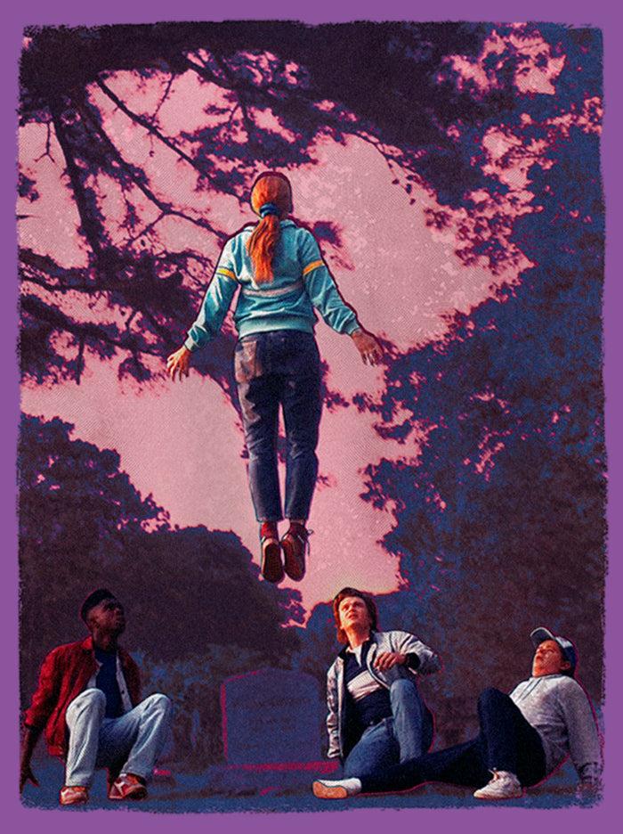 Fifth Sun Girl's Stranger Things Running Up That Hill T-Shirt