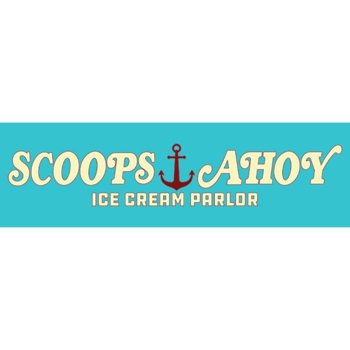 Fifth Sun Girl's Stranger Things Scoops Ahoy Nautical Logo T-Shirt