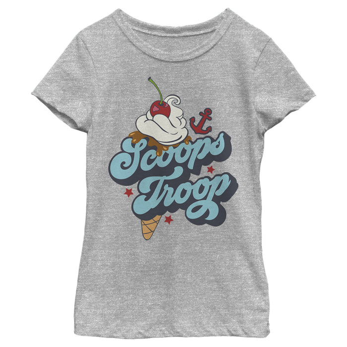 fifth sun Girl's Stranger Things Scoops Troop Ice T-Shirt