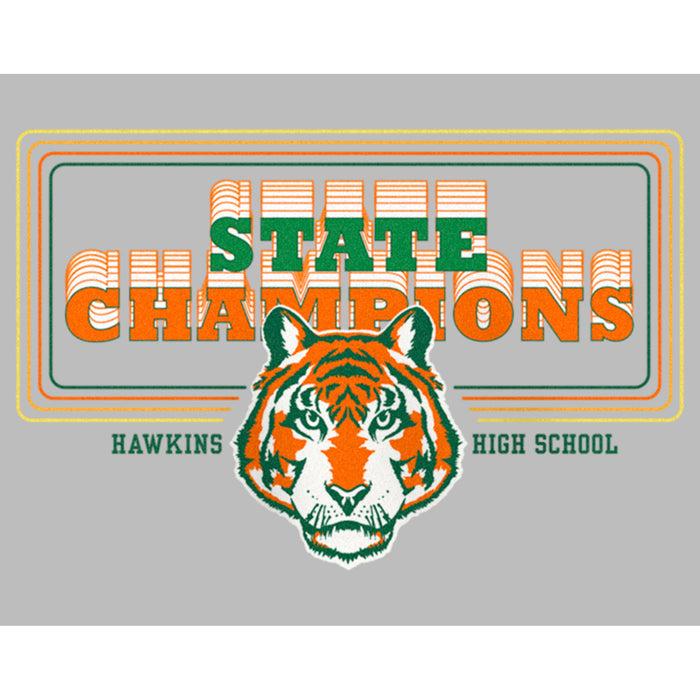 Fifth Sun Girl's Stranger Things State Champion Hawkins Hig School T-Shirt
