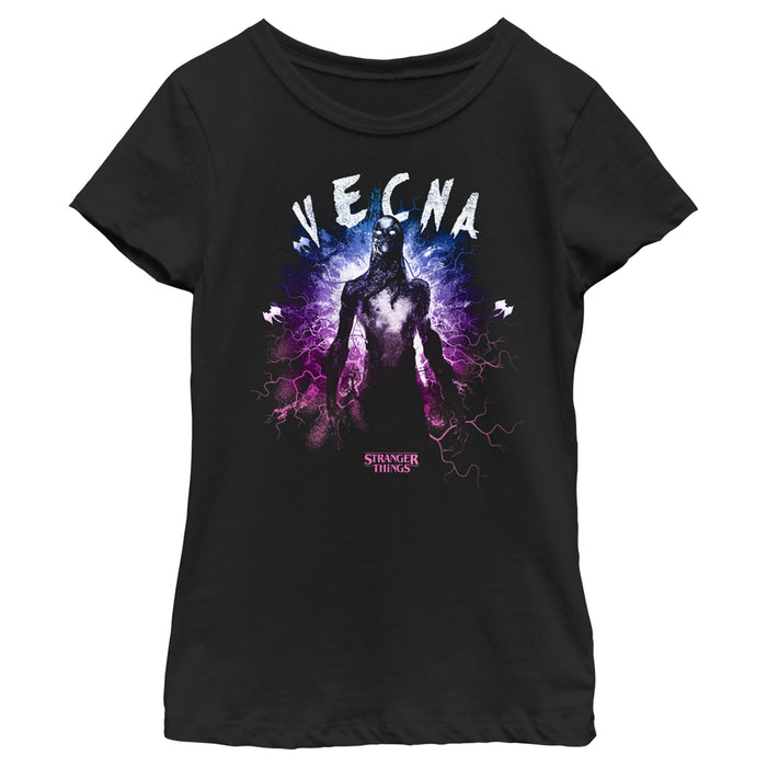 fifth sun Girl's Stranger Things Vecna The Upside Down Monster T-Shirt