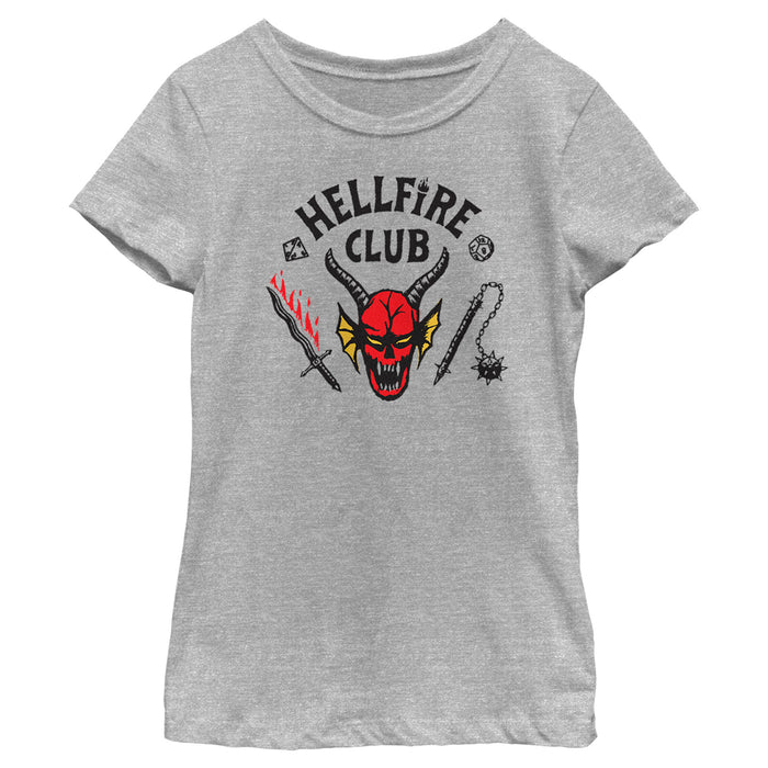 Fifth Sun Girl's Stranger Things Welcome To The Hellfire Club T-Shirt