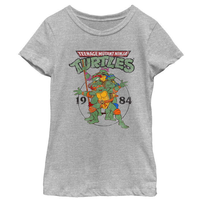 fifth sun Girl's Teenage Mutant Ninja Turtles 1984 Heroes T-Shirt