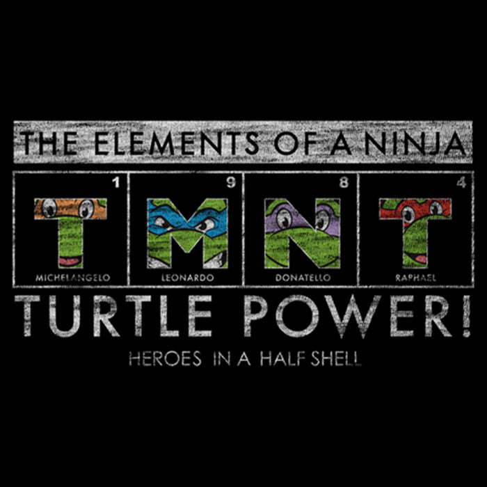 Fifth Sun Girl's Teenage Mutant Ninja Turtles Distressed Elements Of A Ninja T-Shirt