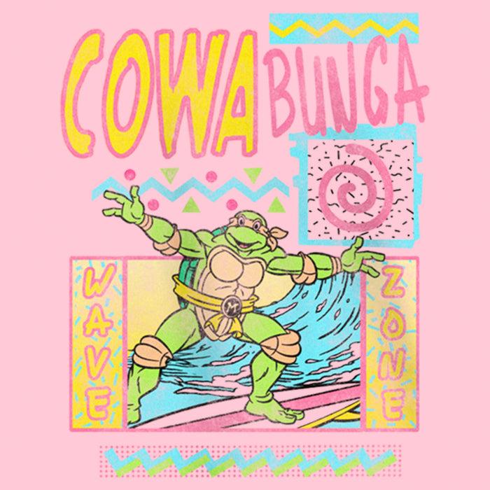 Fifth Sun Girl's Teenage Mutant Ninja Turtles Distressed Wave Zone Michelangelo T-Shirt