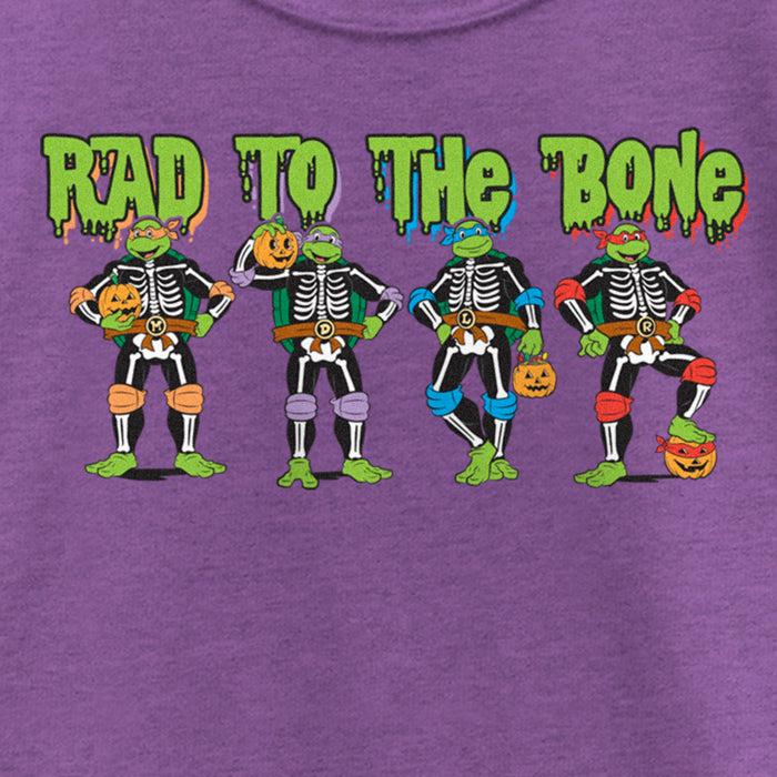 Fifth Sun Girl's Teenage Mutant Ninja Turtles Halloween Rad To The Bone T-Shirt