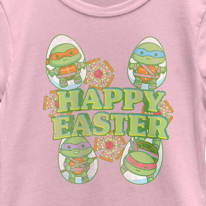 Fifth Sun Girl's Teenage Mutant Ninja Turtles Happy Easter Cute Best Friends T-Shirt