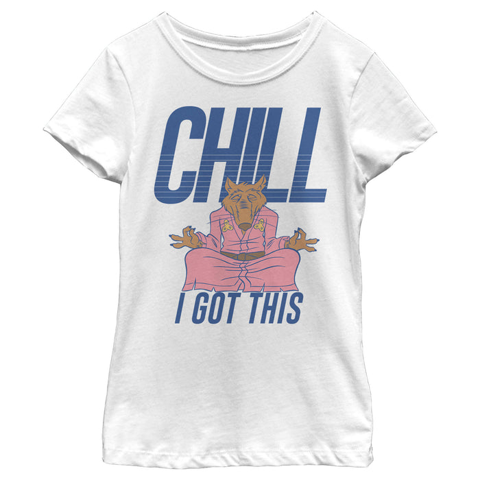 fifth sun Girl's Teenage Mutant Ninja Turtles Master Splinter Chill T-Shirt