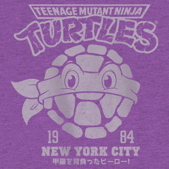 Fifth Sun Girl's Teenage Mutant Ninja Turtles New York City 1984 Logo Face T-Shirt