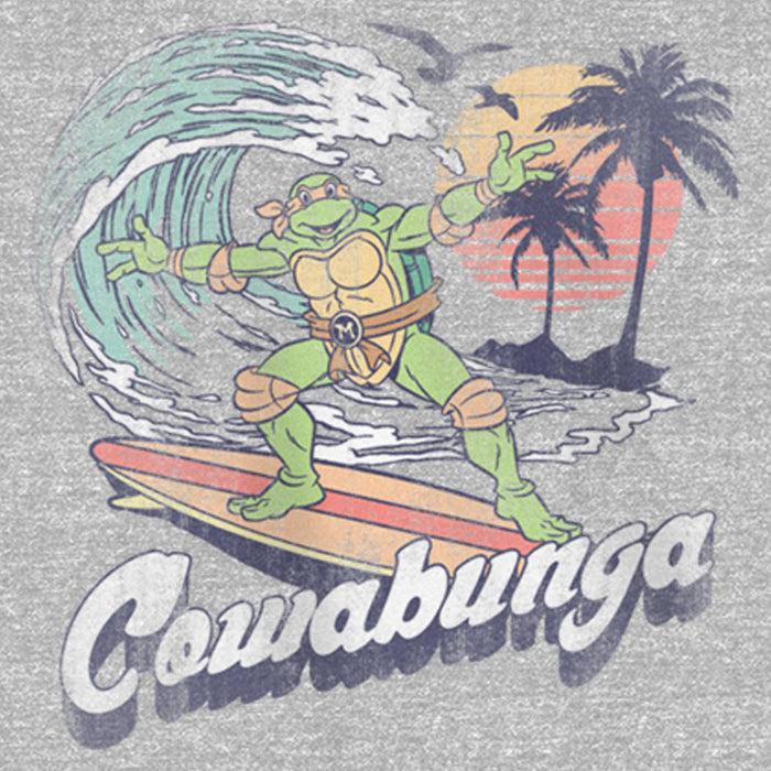 Fifth Sun Girl's Teenage Mutant Ninja Turtles Retro Cowabunga Michelangelo T-Shirt