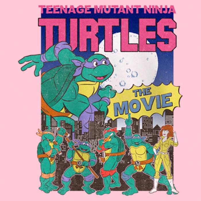 Fifth Sun Girl's Teenage Mutant Ninja Turtles Retro Movie Poster T-Shirt