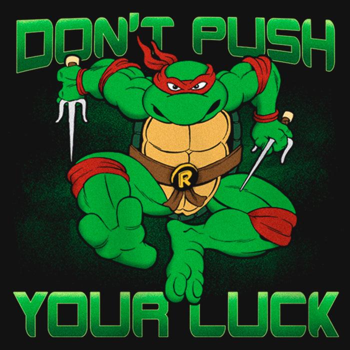 Fifth Sun Girl's Teenage Mutant Ninja Turtles St. Patrick's Day Raphael Don't Push Your Luck T-Shirt