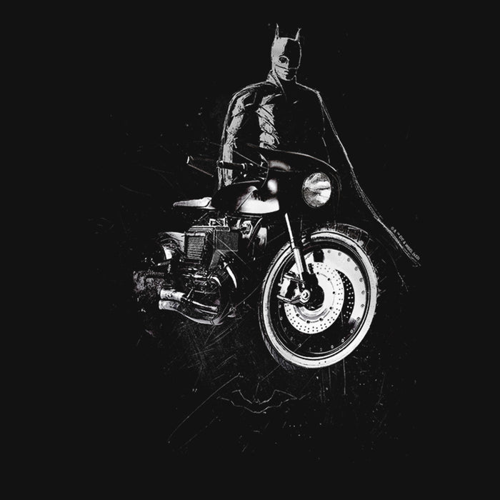 Fifth Sun Girl's The Batman Batcycle In The Shadows T-Shirt