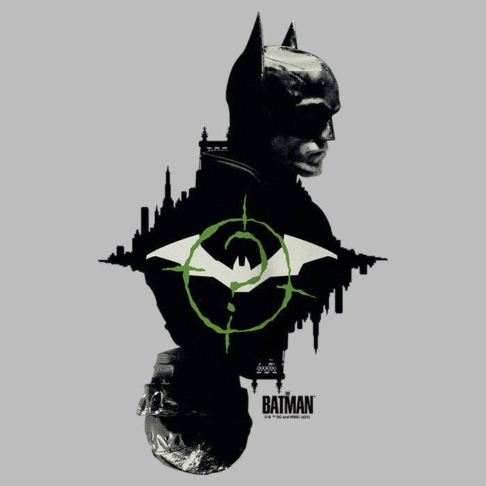 Fifth Sun Girl's The Batman Mirror Riddler Skyline T-Shirt