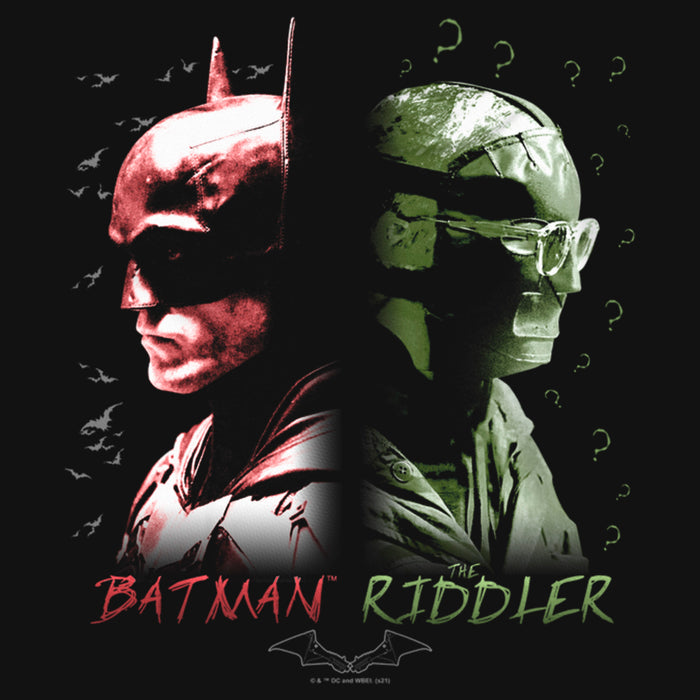 Fifth Sun Girl's The Batman Riddler Back To Back T-Shirt
