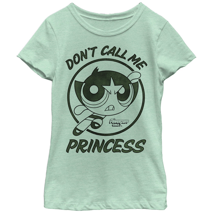 fifth sun Girl's The Powerpuff Girls Buttercup Don't Call Me Princess T-Shirt