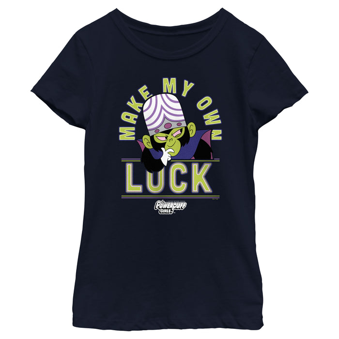 fifth sun Girl's The Powerpuff Girls Make My Own Luck T-Shirt