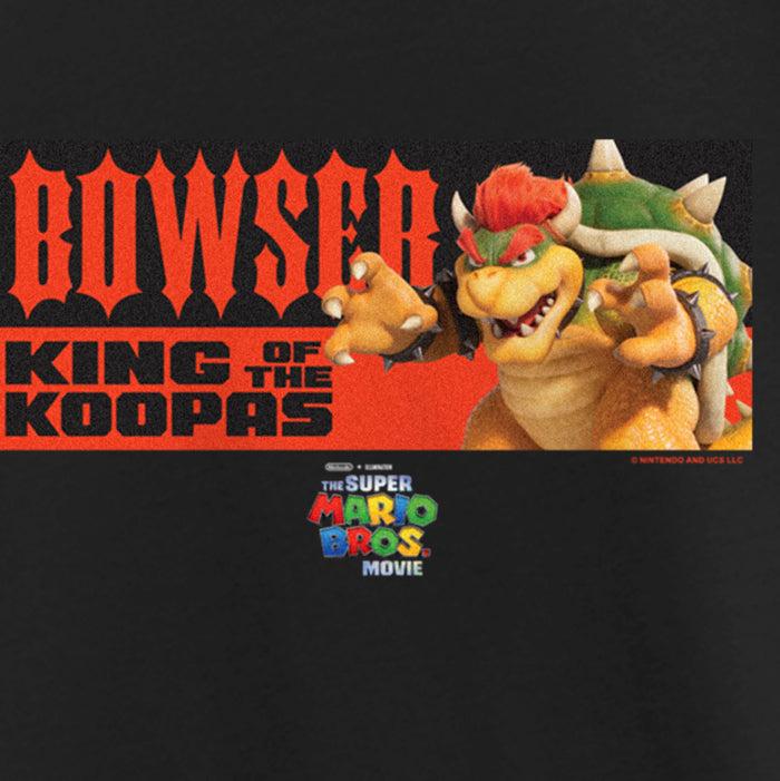 Fifth Sun Girl's The Super Mario Bros. Movie Bowser King Of The Koopas Portrait T-Shirt