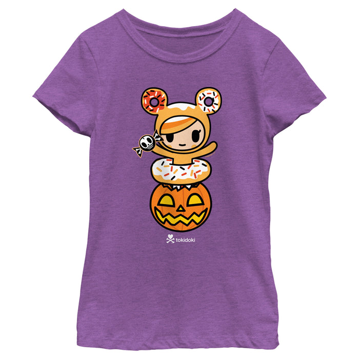 fifth sun Girl's Tokidoki Halloween Donutella T-Shirt