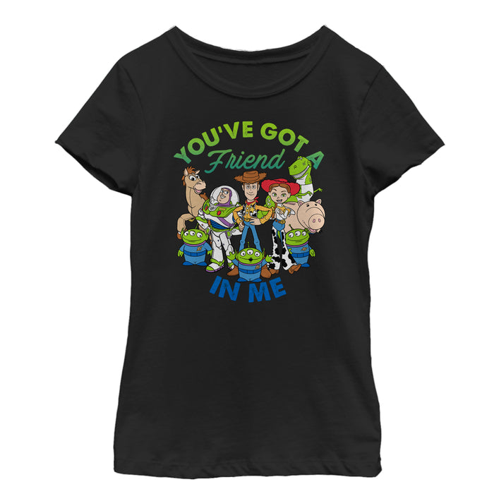 fifth sun Girl's Toy Story Friend in Me Scene T-Shirt
