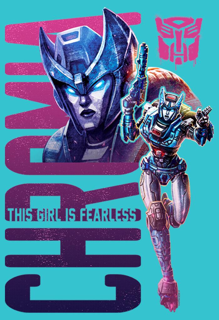 Fifth Sun Girl's Transformers Chromia Fearless Girl T-Shirt