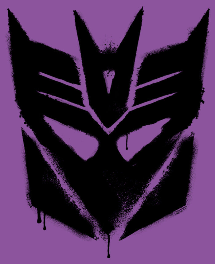 Fifth Sun Girl's Transformers Decepticon Graffiti Logo T-Shirt