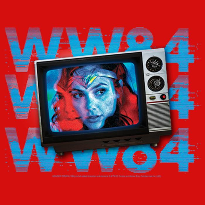 Fifth Sun Girl's Wonder Woman 1984 Caught On TV T-Shirt