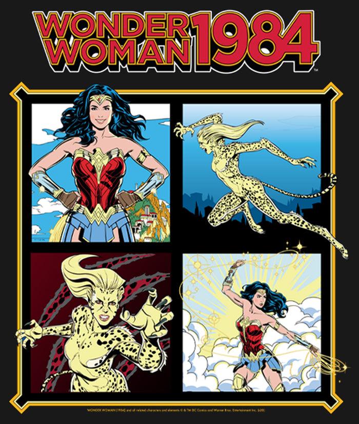 Fifth Sun Girl's Wonder Woman 1984 Comic Panels T-Shirt