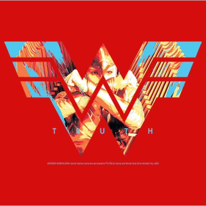Fifth Sun Girl's Wonder Woman 1984 Eagle Truth Logo T-Shirt
