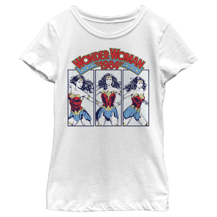 fifth sun Girl's Wonder Woman 1984 Hero's Portrait T-Shirt