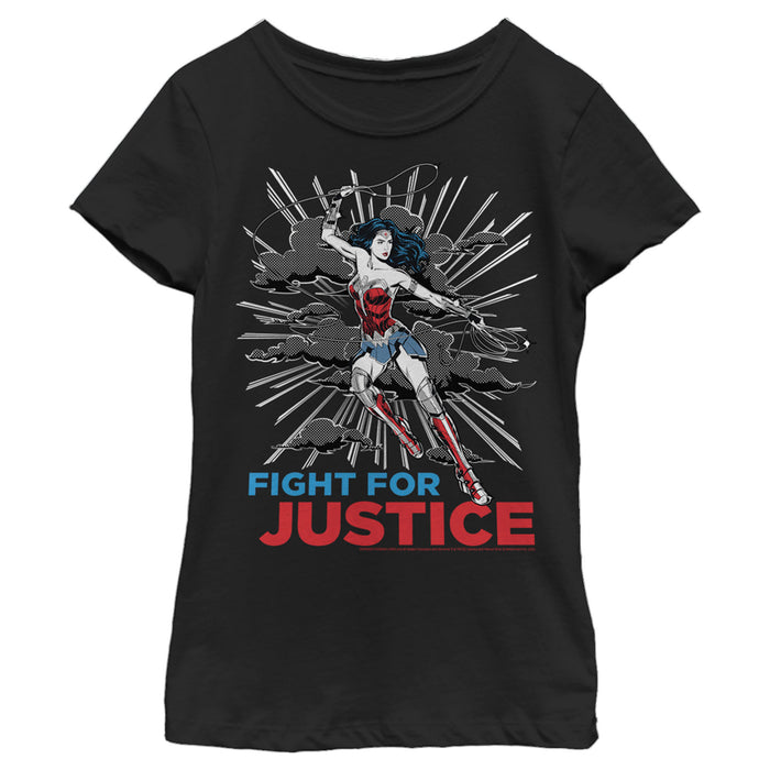 Fifth Sun Girl's Wonder Woman 1984 Justice Fighter T-Shirt