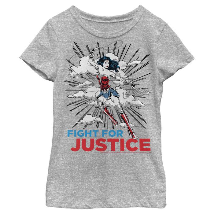 fifth sun Girl's Wonder Woman 1984 Justice Fighter T-Shirt