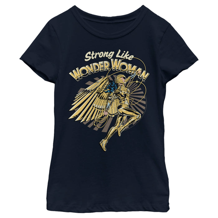 fifth sun Girl's Wonder Woman 1984 Strong Woman T-Shirt