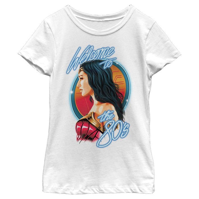 fifth sun Girl's Wonder Woman 1984 Welcome to the 80s T-Shirt