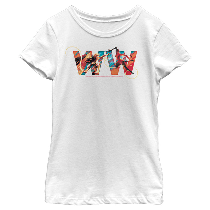 fifth sun Girl's Wonder Woman 1984 Wonderous Battle T-Shirt