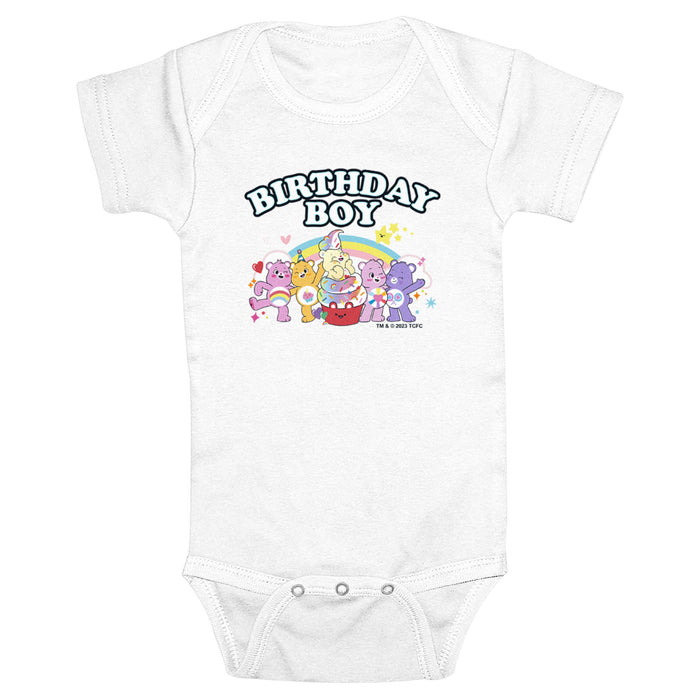 fifth sun Infant's Care Bears Birthday Boy Cupcake Group Onesie