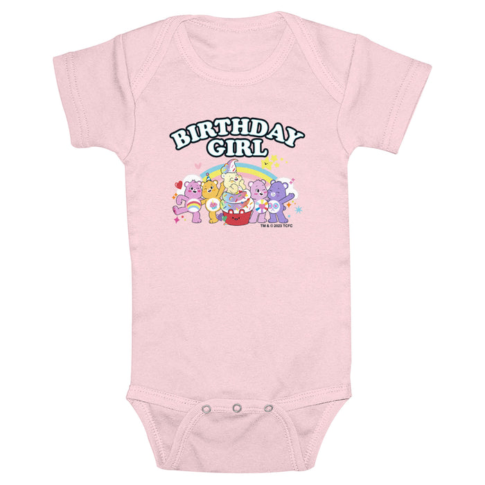 Fifth Sun Infant's Care Bears Birthday Girl Cupcake Group Onesie